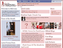 Tablet Screenshot of milovana.com